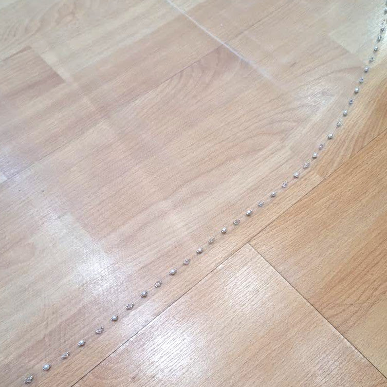 BERLIN Velo Ivory 3 mts con Cristales