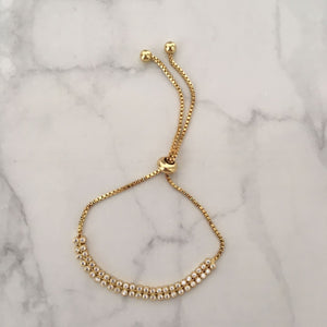 PD235 PULSERA ORO DOS FILAS CIRC