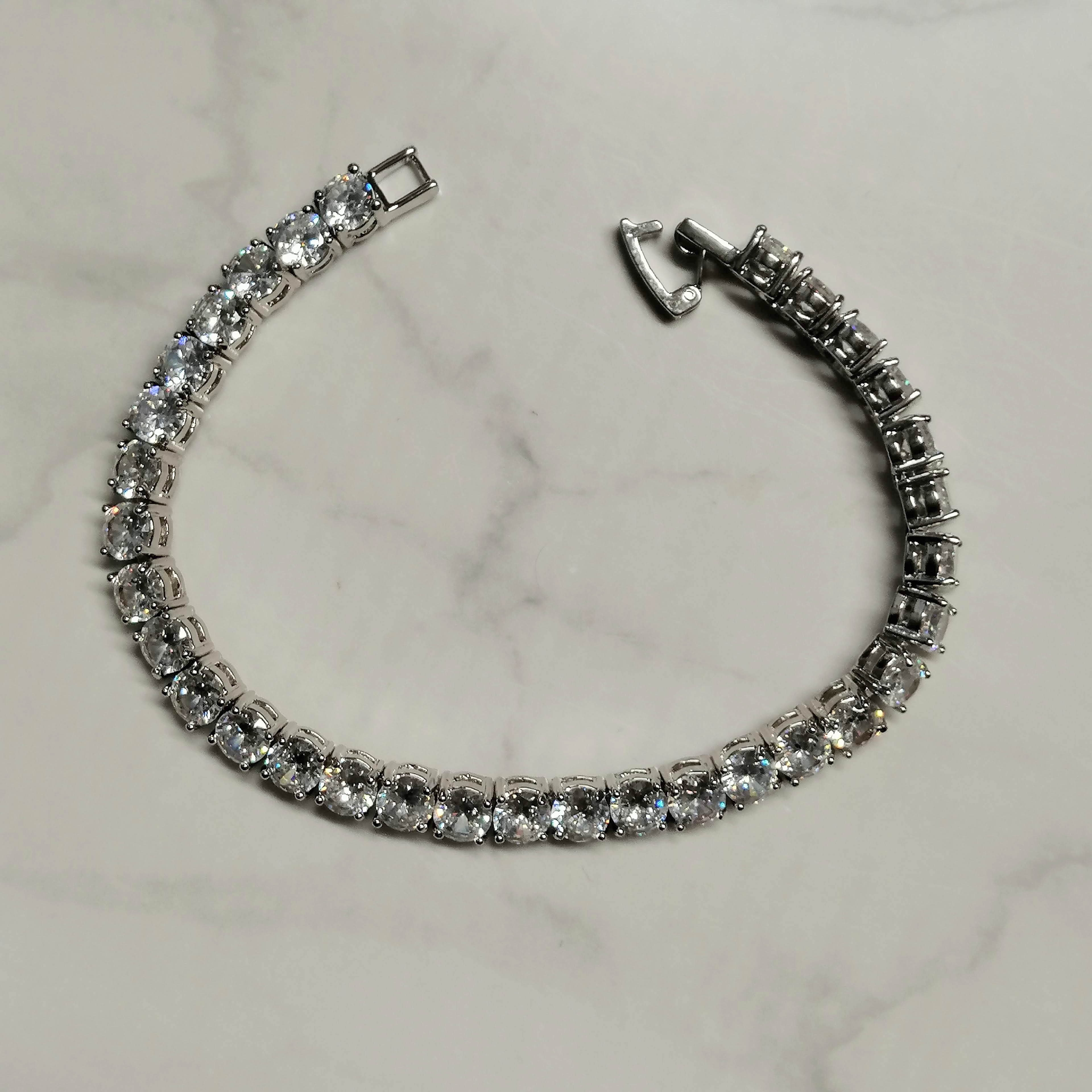 PP6260 PULSERA PLATA CIRC MED 17 CM