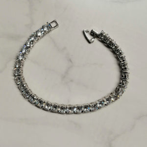 PP6260 PULSERA PLATA CIRC MED 17 CM