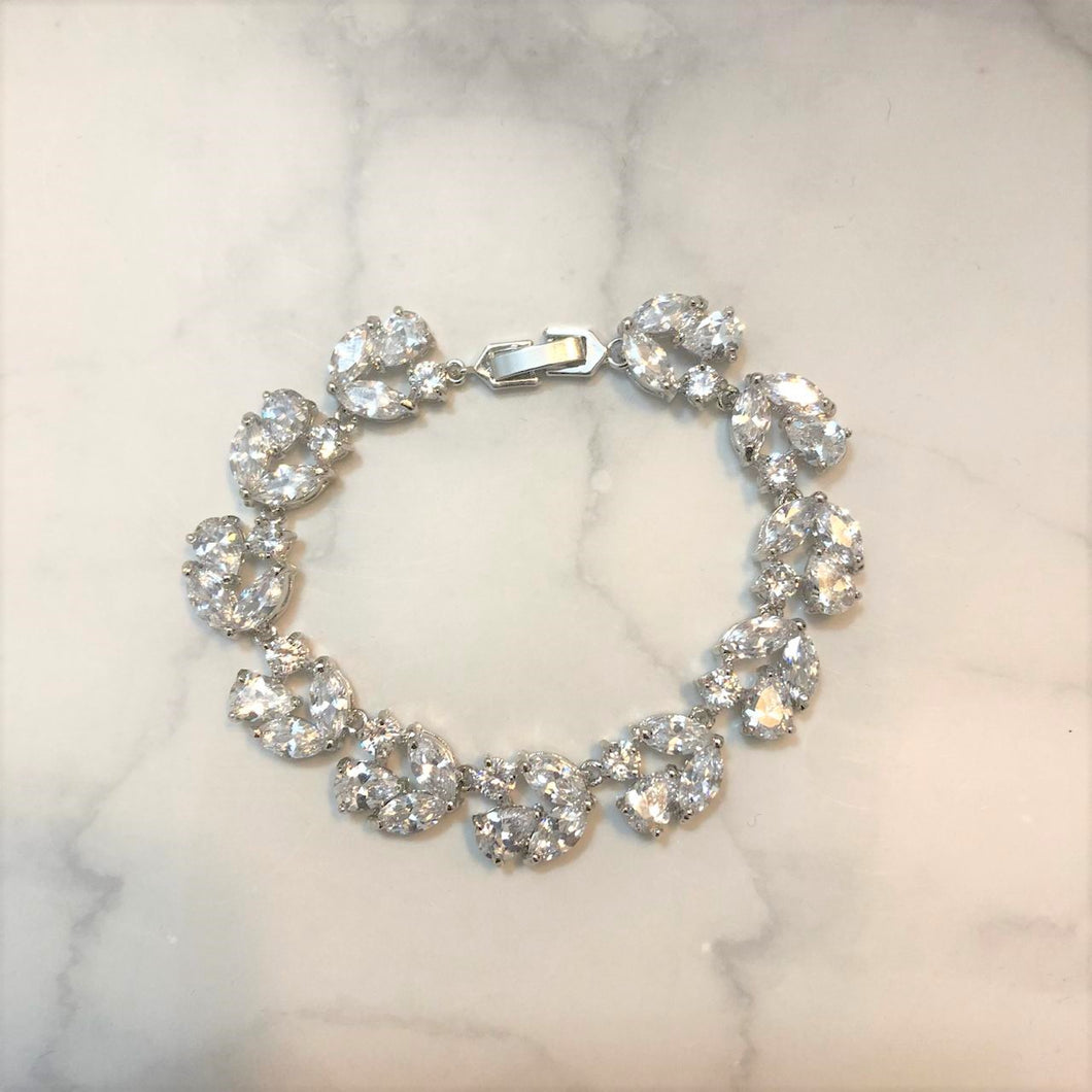 PP474 PULSERA PLATA 17 CM DOBLE