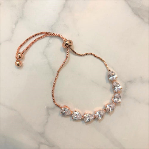 PR483 PULSERA ROSA AJUST GOTA SIN MARCO
