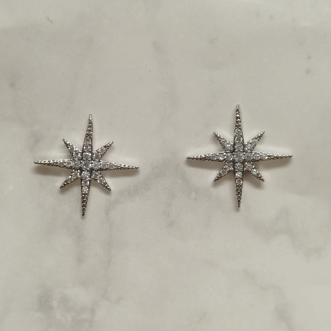 AP612 ARETES PLATA ESTRELLA MINI
