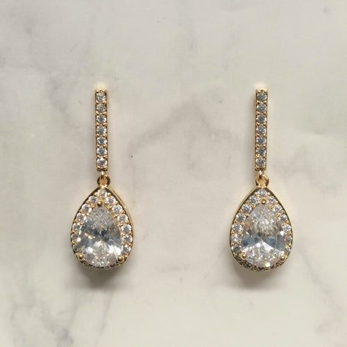 AD200 ARETES ORO GOTA CON PAL