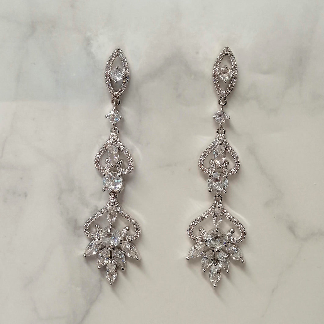 AP639 ARETES PLATA LARGOS 3 MOD