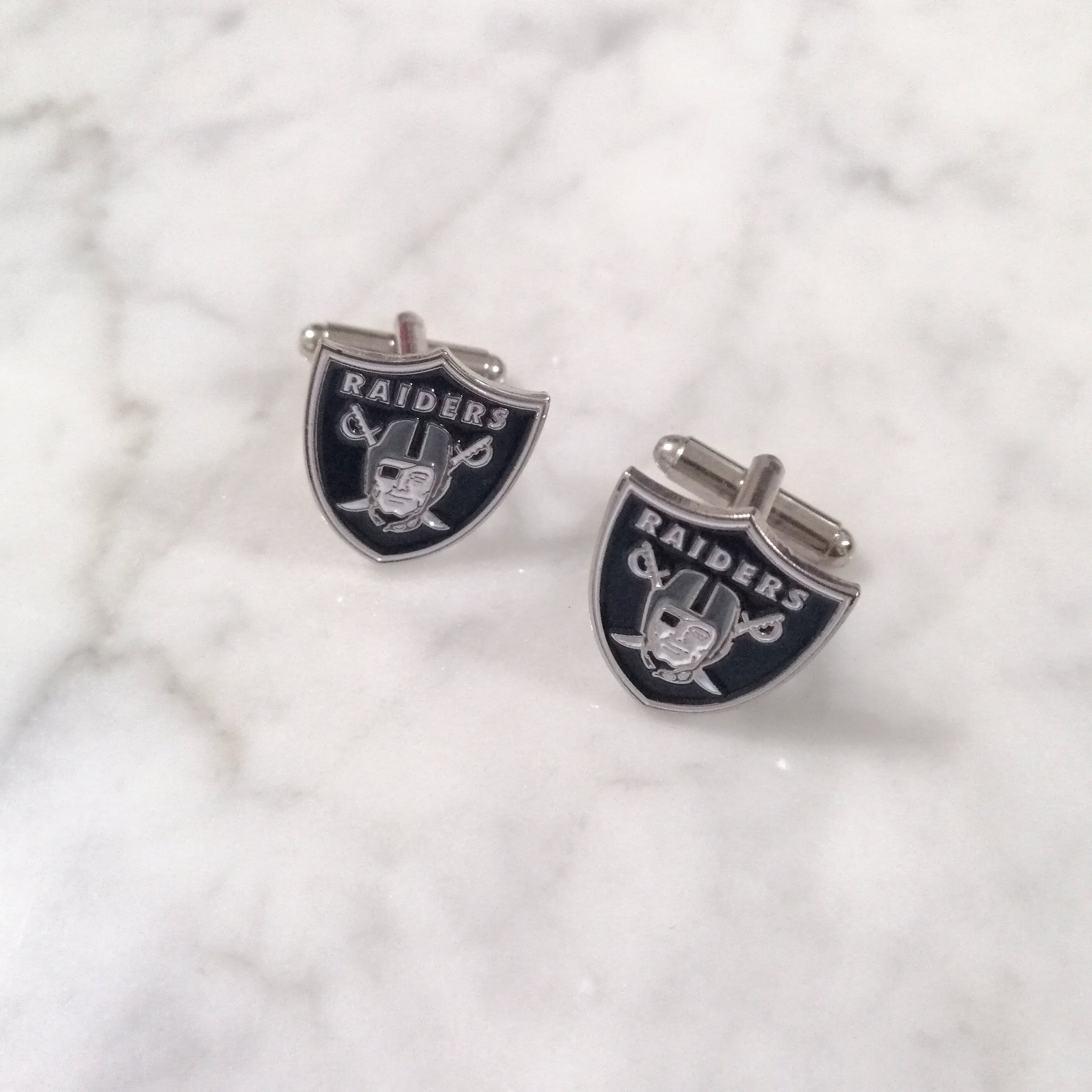 Mancuernillas NFL Raiders