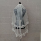 VI369 Velo Ivory Doble Separado 1 M Bordado