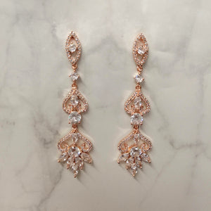 AR670 ARETES ROSAS 3 MOD LARGOS